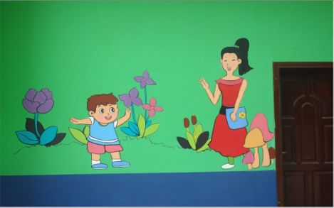 衢州幼儿园形象墙彩绘
